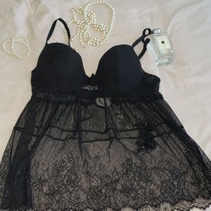 Victoria secret black chemise